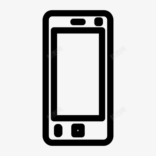 手机电子智能手机图标svg_新图网 https://ixintu.com 手机 智能 电子