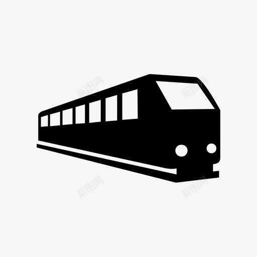 火车高速列车运输图标svg_新图网 https://ixintu.com 列车 旅行 火车 运输 高速