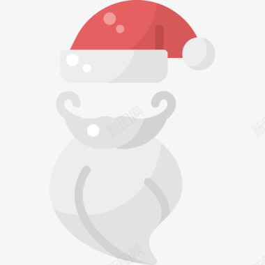 圣诞老人圣诞帽图标图标