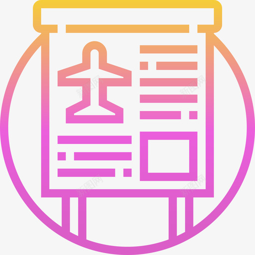 航班信息101机场梯度图标svg_新图网 https://ixintu.com 信息 机场 梯度 航班