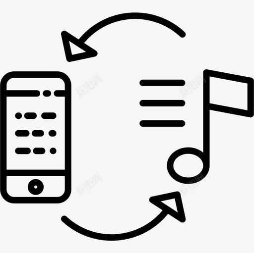 传送音乐110大纲图标svg_新图网 https://ixintu.com 传送 大纲 音乐