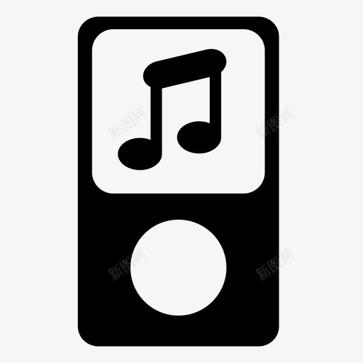 音乐播放器ipod媒体图标svg_新图网 https://ixintu.com ipod 媒体 播放器 歌曲 音乐