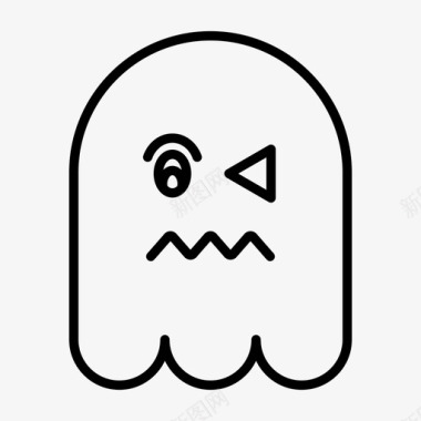 幽灵表情符号幻影图标图标