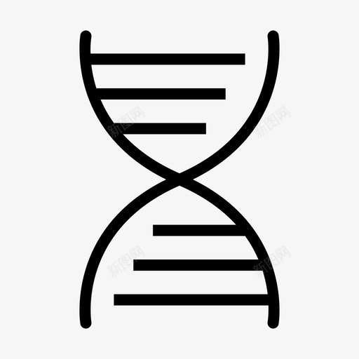 生物学dna基因图标svg_新图网 https://ixintu.com dna 基因 概要 生物学 科学 螺旋 遗传学