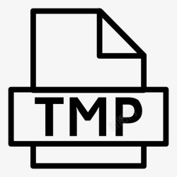 TMP文件tmp扩展名文件图标高清图片
