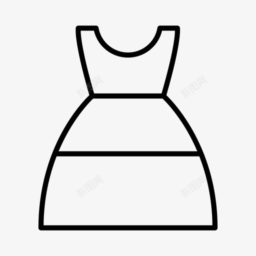 衣服时尚款式图标svg_新图网 https://ixintu.com 夏装 时尚 款式 衣服