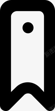 书签徽章收藏夹图标图标