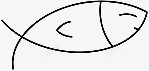 鱼海洋鲑鱼图标图标