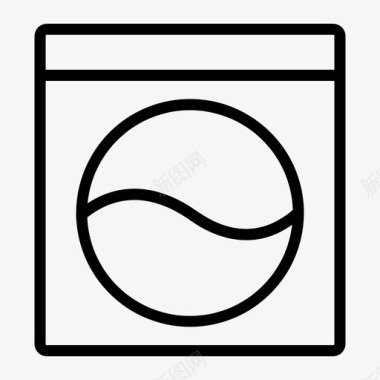 洗衣机家用电器电子配件图标图标