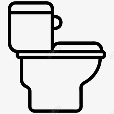 卫生间浴室便桶图标图标