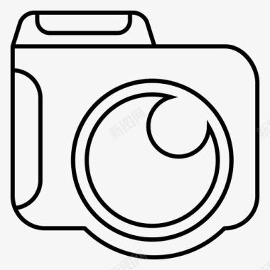 相机数码相机画廊图标图标
