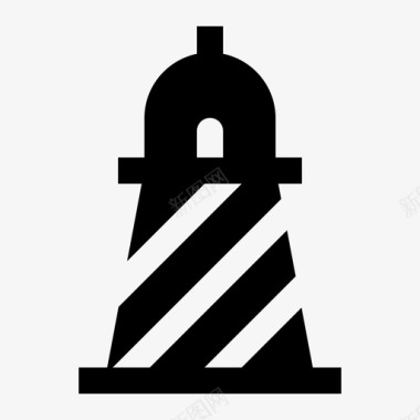 灯塔建筑塔图标图标