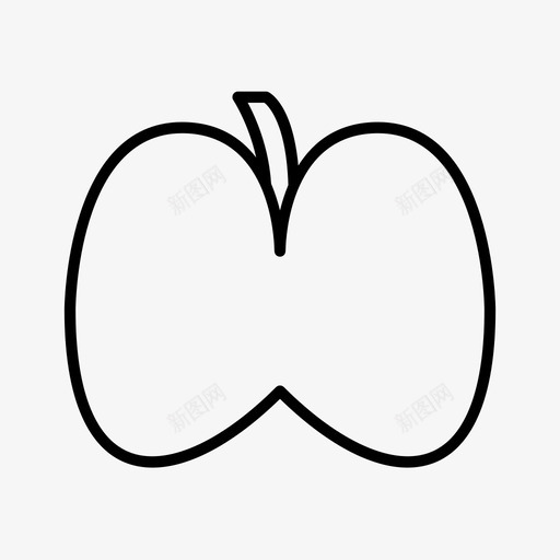 苹果碳水化合物食品图标svg_新图网 https://ixintu.com 新鲜 水果 碳水化合物 苹果 蔬菜 食品