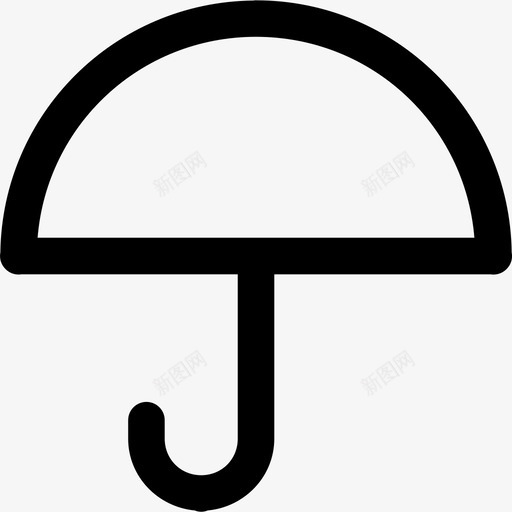 伞雨伞雨图标svg_新图网 https://ixintu.com 伞雨 基本 太阳