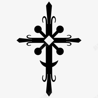基督教十字架天主教基督教符号图标图标