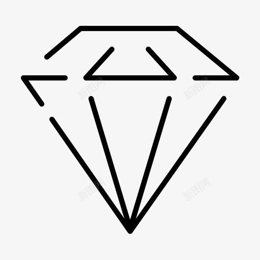 钻石成本宝石图标svg_新图网 https://ixintu.com 丰富 宝石 成本 混合 珠宝 钻石 间隙