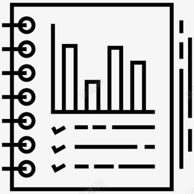 图形书图表应用程序图形分析图标图标