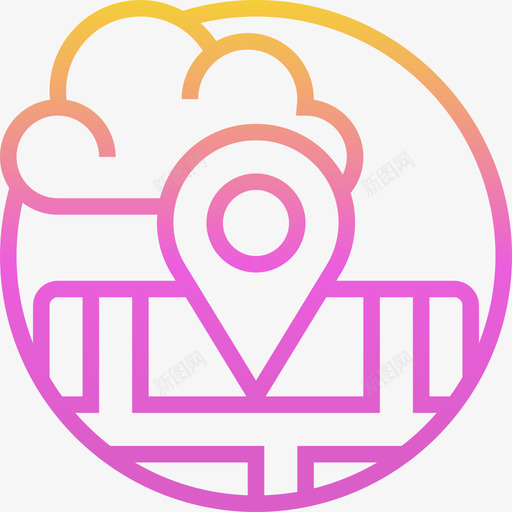 Gps云技术27梯度图标svg_新图网 https://ixintu.com Gps 技术 梯度