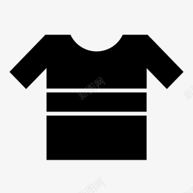 衬衫装备足球图标图标