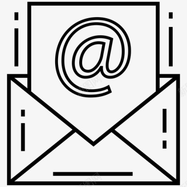 电子邮件航空邮件互联网信息图标图标