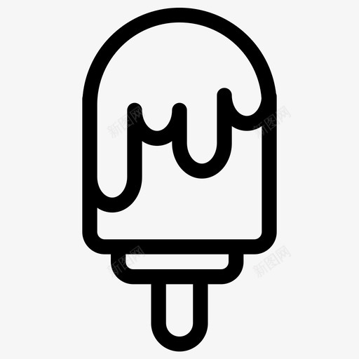 冰淇淋巧克力夏天图标svg_新图网 https://ixintu.com 冰淇淋 夏天 巧克力 度假 旅行 香草