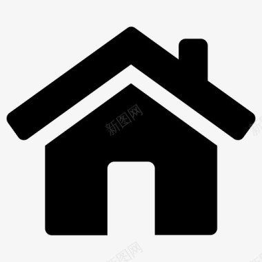 住宅住所房屋图标图标
