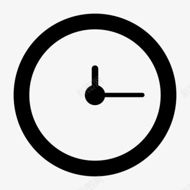 时间时钟滴答器图标图标