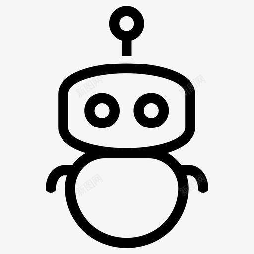 机器人顾问顾问云图标svg_新图网 https://ixintu.com 化身 机器人 顾问