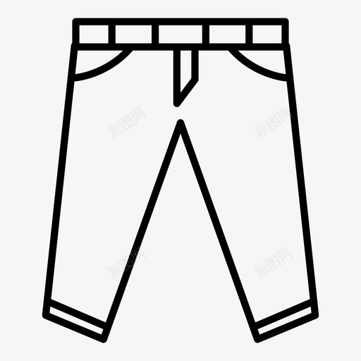 裤子环保时尚图标svg_新图网 https://ixintu.com 产品 时尚 环保 裤子 销售