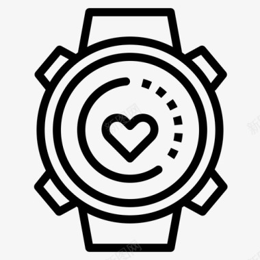 手表心脏运动图标图标