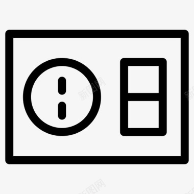 插头充电输入图标图标