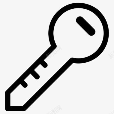 钥匙账户锁图标图标