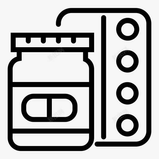 医药化学教育图标svg_新图网 https://ixintu.com 化学 医药 教育 科学 科学研究