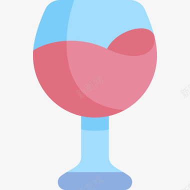 葡萄酒圣诞食品1平淡图标图标