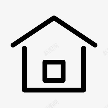 房子建筑物家庭图标图标
