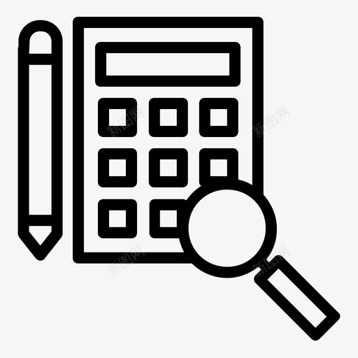 会计计算器商务顾问图标svg_新图网 https://ixintu.com 会计 商务 计算器 顾问