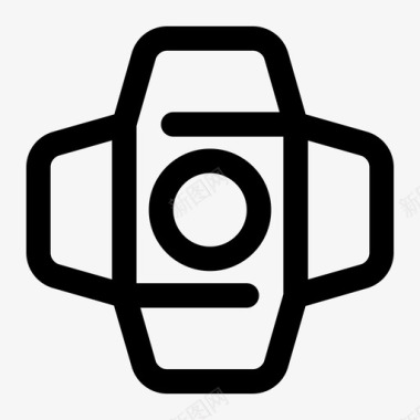 聚光灯电动灯灯图标图标
