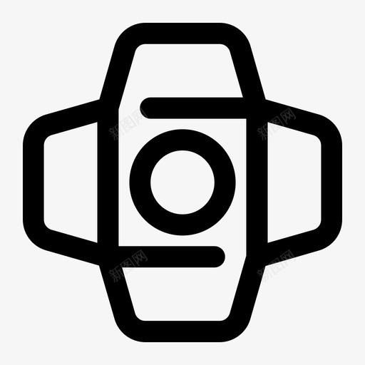 聚光灯电动灯灯图标svg_新图网 https://ixintu.com 影响力 技术 电动 聚光灯