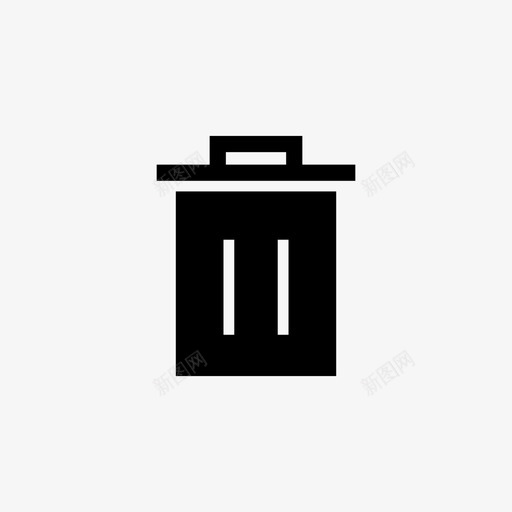 垃圾桶删除移动图标svg_新图网 https://ixintu.com 删除 垃圾桶 移动 移除 第一个