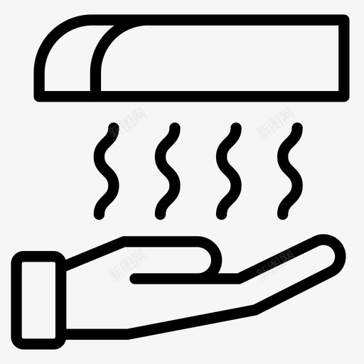 吹风机浴室卫生图标svg_新图网 https://ixintu.com 卫生 卫生间 吹风机 外形 形图 浴室