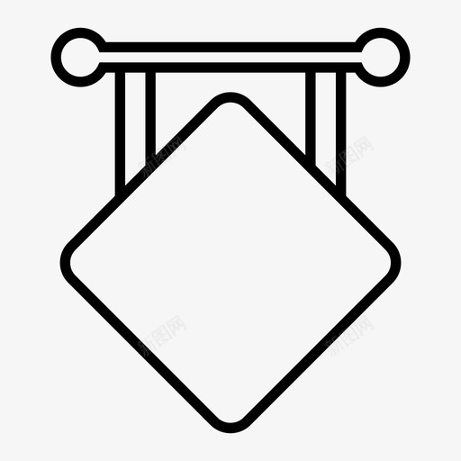 标牌广告牌显示屏图标svg_新图网 https://ixintu.com 广告牌 显示屏 标牌 路标