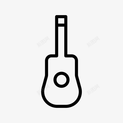 吉他音乐弹吉他图标svg_新图网 https://ixintu.com 吉他 弹吉他 歌手 音乐