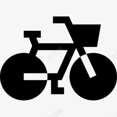 自行车荷兰34填充图标图标