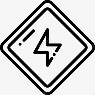 警告危险电气图标图标
