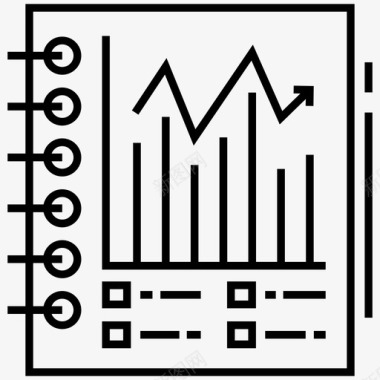 曲线图数据可视化分布图图标图标