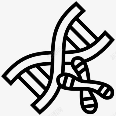 遗传学染色体dna图标图标