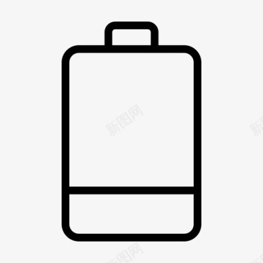 低电量电池手机图标图标