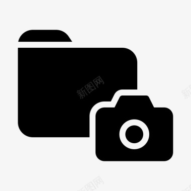 文件夹照相机文件媒体图标图标