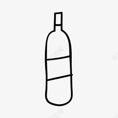瓶子玻璃杯液体图标图标