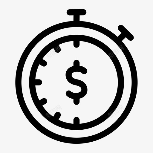 时间就是金钱美元符号时间管理图标svg_新图网 https://ixintu.com 就是 时间 时间管理 杂项 符号 美元 金钱